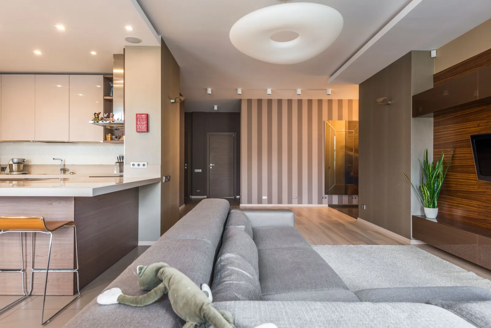 intérieur de salon confortable