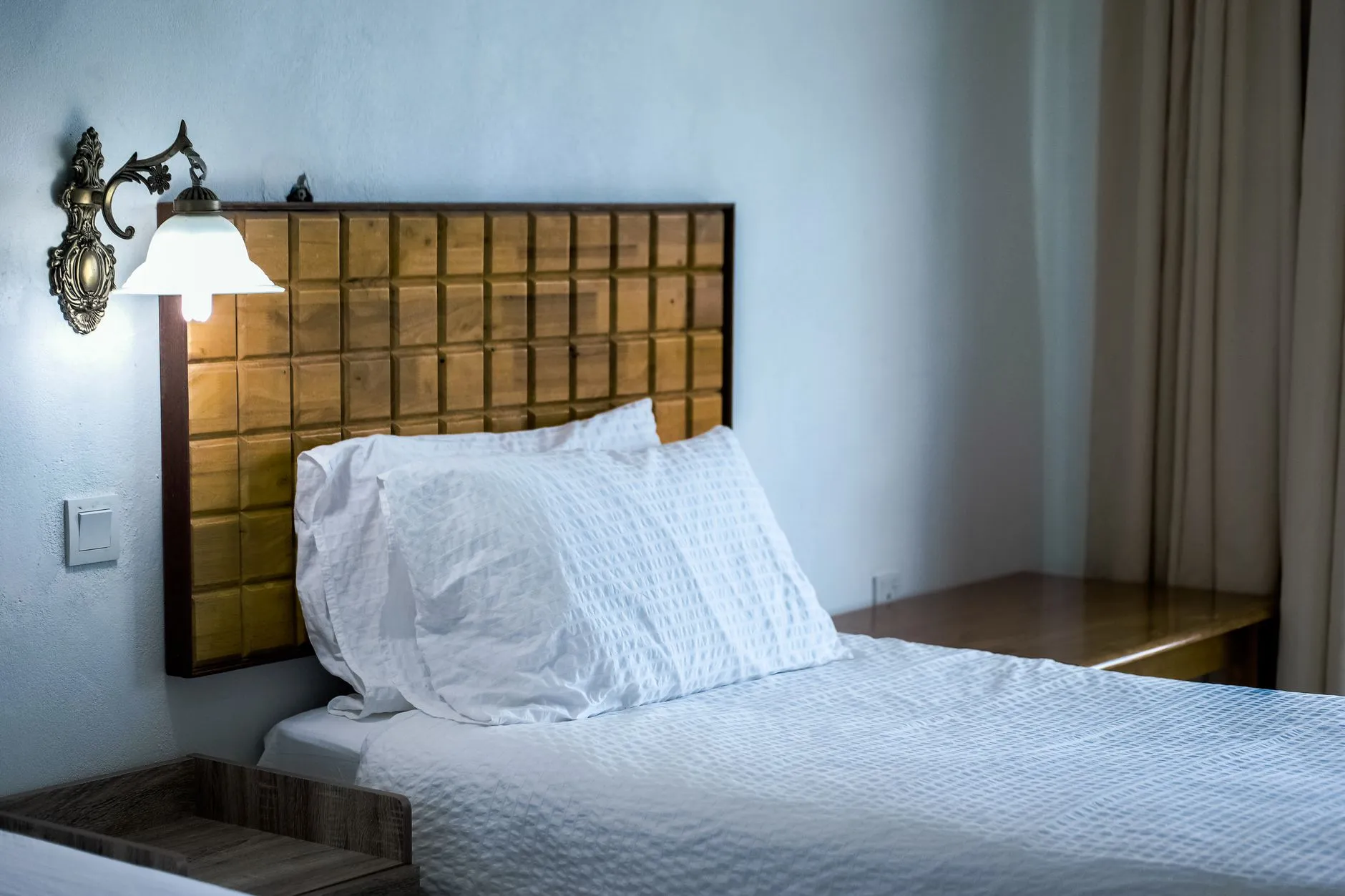 draps de lit chambre