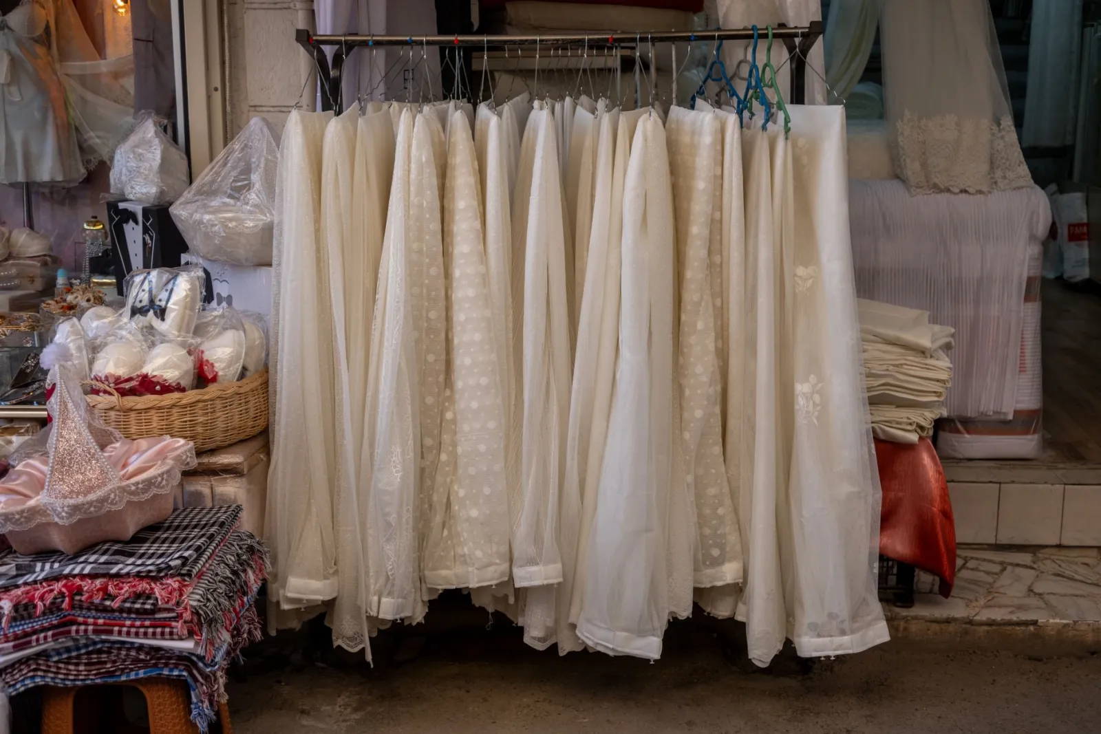 trousseau de mariage en lin