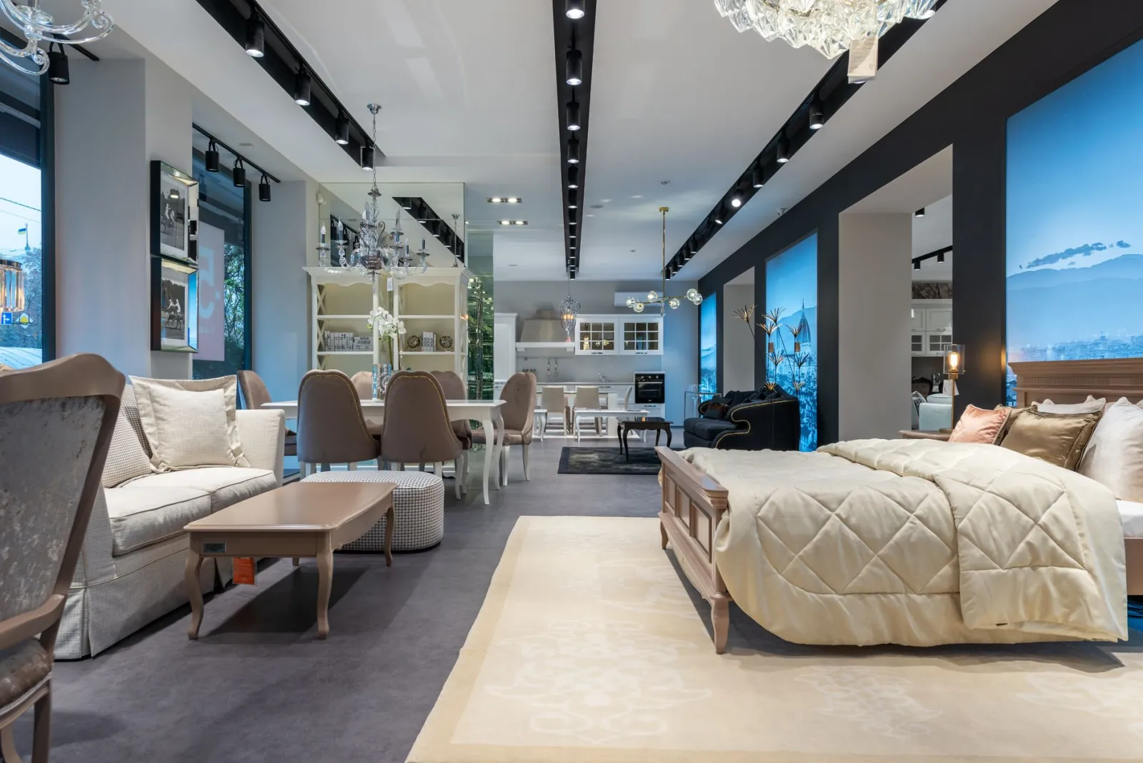 showroom de canapés modernes