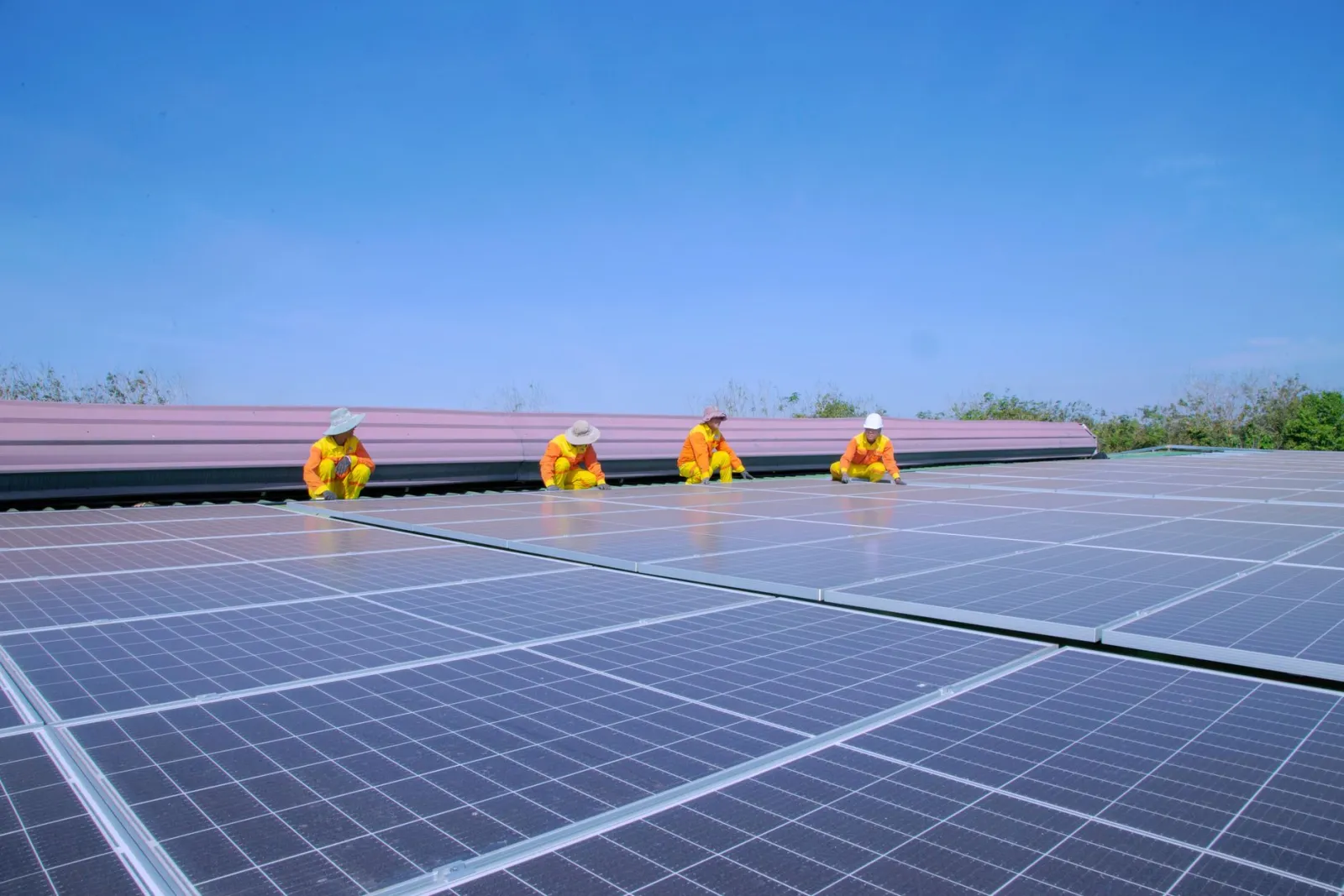installation de panneaux solaires