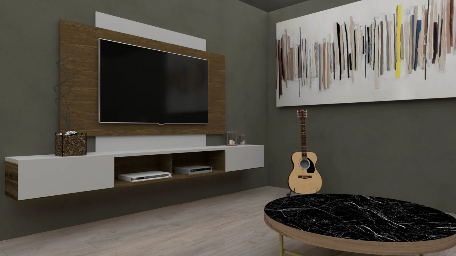 Meuble TV suspendu mural : bien le choisir et le fixer